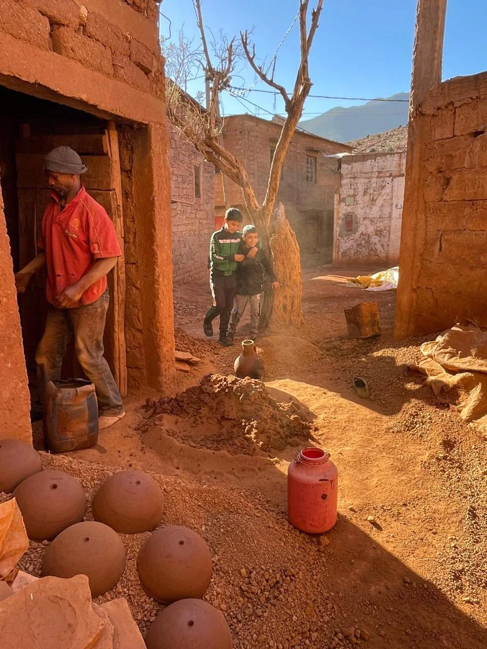 Traditional Berber village in the Zat Valley